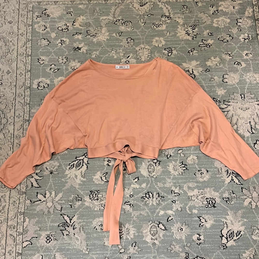 Zara Knit Crop Top- Lovely detailing in the back